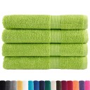  Premium håndklær SOLUND 4 stk eplegrønn 100x200cm 600g/m2
