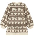 Fliink Kjole - Strikk - Lovely - Sandskall Multi - Fliink - 1-1½ år (80-86) - Kjole Beige Brun