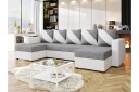 Midfeld 4 sits Hörnbäddsoffa White/Grey  