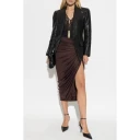 Balmain Dame Skjørt Brun M,
