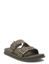 Calvin Klein City Sandal Buckle Suede Khaki green 41