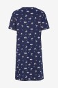 Damella   Nattkjole Short Sleeve   Blå