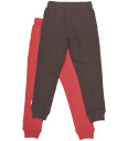 Minymo Joggebukser 2 pack Tomatpuré 1 år 80 Joggebukse Brun Rød