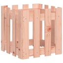 Plantekasse med gjerdedesign 40x40x40 cm heltre douglasgran