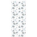  Dusjrullgardin 110x240 cm Stoff Bredde 106 cm