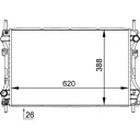Radiator MAHLE ORIGINAL CR 1140 000S