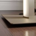 Lucande Mairia LED-gulvlampe, bølgeform, aluminium