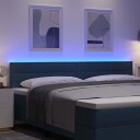  LED Hodegjerd Linjer Design Blå 100 cm Stoff