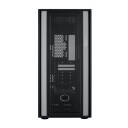 Cooler Master MasterBox 600 Lite Kabinett Tower Herdet Glass Svart