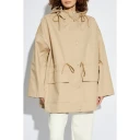 Moncler Dame Frakker Beige M,