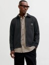 Jack & Jones Jjwaffle Daytona Sweat Overshirt Black XL