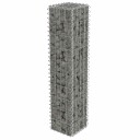 Gabion med topp- og bunndekke galvanisert stål 20x20x100 cm