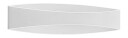 Arcchio Jelle LED-vegglampe, 43,5 cm, hvit