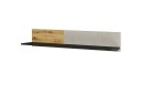 Vegghylle Rathmore 115x22 cm   Svart