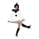 Espa Pierrot Klovn Hvit Dame Kostyme One size 506016