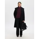 Selected FEMME Kardigan slfSia Ras LS Knit Zipper Cardigan Rød