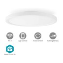 Nedis SmartLife Taklys | Wi-Fi | RGB / Varm til avkjølt hvitt | Rund | Diameter: 290 mm | 1800 lm | 2700 - 6500 K | IP20 | Energiklasse: F | Android™ / IOS
