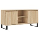  TV benk sonoma eik 104x35x50 cm konstruert tre