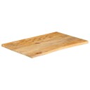  Bordplate naturlig kant 90x60x3,8 cm heltre mango