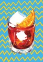 Negroni Blue Poster Plakat / 50x70cm