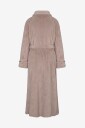 Hunkemöller   Morgenkåpe Robe Long Soft Fleece   Brun