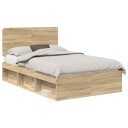  Sengestamme med hodegjerde Sonoma 120 x 190 cm Massiv furu