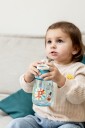 Nuby Peppa Pig 2-in-1 Vannflaske 400 ml, Blå