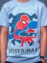 Spider-Man T-skjorte Web Grå - 98 / 3 år - Barn - Gutt/Jente - 100% bomull