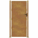 vidaXL Hageport 105x180 cm cortenstål