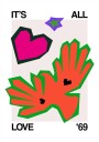 It's All Love '69 Bird Orange Plakat Plakat / 50x70cm