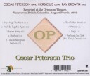 Oscar Peterson  Vancouver 1958  CD