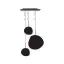 Melt Trio Round hengelampe Ø 81 cm gull   Tom Dixon   Stue   Design   Plast   Med flere lyskilder