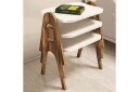 Hovdane Settbord 49 cm 3 Bord - Hvit