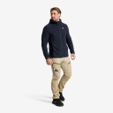 Revolutionrace Hiker Fleece Hoodie Herre Deep Navy M Herre Overdeler Fleece & midlayers