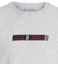 Jack & Jones Collegegenser   JjMunk   White Melange   Jack & Jones   12 år (152)   Collegegenser Grå Hvit