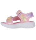 Skechers Sandaler m. Lys Unicorn Drømmer Light Pink Multi 31 Blinkende sko Flerfarget Gul Lilla Oransje Rosa