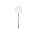 Cranston vägglampa Gilded Iron/linne L