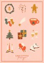 Christmas Bingo Poster Plakat / 100x150cm