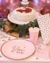 8 stk. ''Bride To Be'' Papptallerkener 23 cm Utdrikningslag 68022
