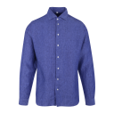 Salvatore LS Shirt Blue L Wide spread LS linen shirt