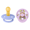 BIBS Studio Colour Pacifier Caterpillar Mix Latex  Round Hush/Vio