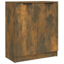 vidaXL Skjenk røkt eik 60x30x70 cm konstruert tre