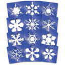Roylco Sjablonger Snøfnugg 12 stk