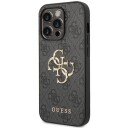 Guess Iphone 15 Pro Max Deksel 4g Logo Grå