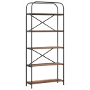  Bokhylle Gammelt tre 80 x 30 x 183 cm Konstruert tre