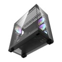Darkflash DS900 Miditower Kabinett med 7 ARGB Vifter - Svart