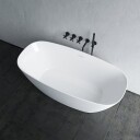 Pulcher Badekar Chic 150 150x72 cm Slim Design Blank Hvit
