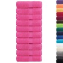  Premium gjestehåndklær SOLUND 10 stk rose 30x50cm 600 g/m2