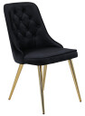Venture Design Velvet deluxe lenestol Svart Fløyel/svart Svart