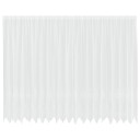  Gardiner med gardiner Blomster Hvit Polyester